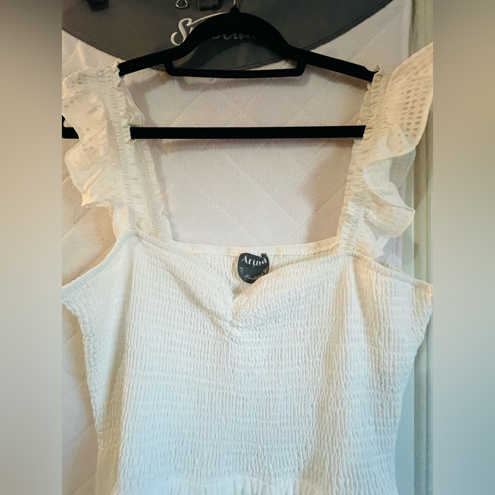 Arula Layna Ruffle Maxi Dress 2X - Picture 4 of 4